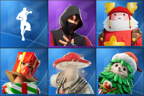 Scenario, IKONIK, Guff Gringle, Holiday Boxy, Redcap, Winterfest Bushranger
