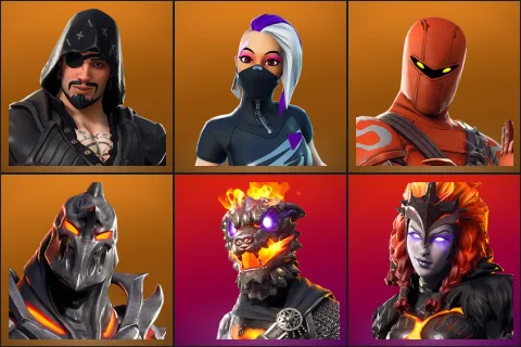 Blackheart, Catalyst, Hybrid, Ruin, Molten Battle Hound, Molten Valkyrie