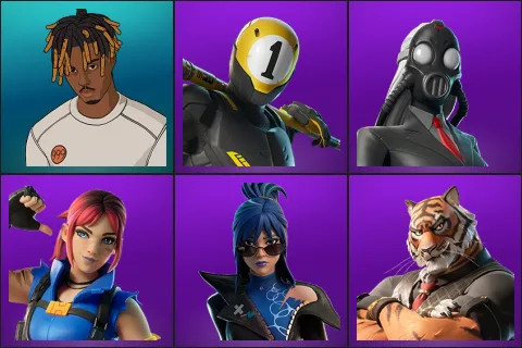 Slayer Juice WRLD, 1-Ball, Chaos Director, Explorer Emilie, Hope, Oscar