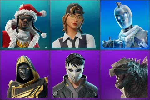 Santa Dogg, Sparx, Glacial Dummy, Blitz Knight, Daigo, Godzilla Evolved
