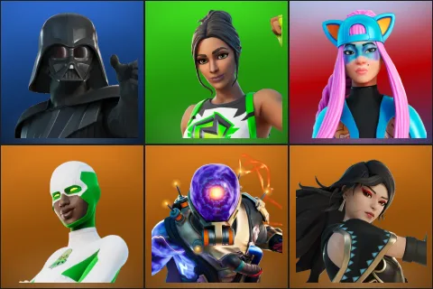Darth Vader, Major Glory, Alli, Backlash, Cyclo, Era