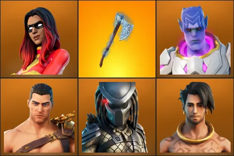 Joltara, Leviathan Axe, Kymera, Menace, Predator, Raz