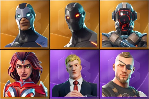Carbide, Omega, The Visitor, Valor, Agent Jones, Battlehawk