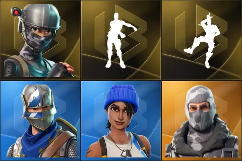 Elite Agent, Floss, Take The L, Blue Squire, Blue Team Leader, Havoc
