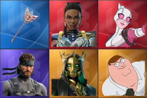 The Axe of Champions 2.0, Shuri, Gwenpool, Solid Snake, Hades, Peter Griffin
