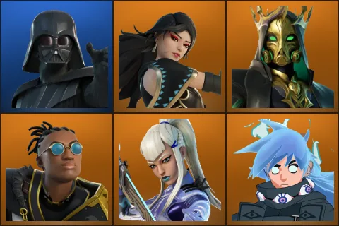 Darth Vader, Era, Hades, Malik, Mizuki, Nezumi