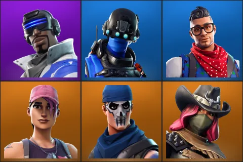 Blue Striker, Carbon Commando, Prodigy, Rose Team Leader, Warpaint, Calamity