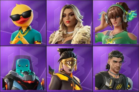 Cluster, Dylan, Heatwave PJ, The Guardian, The Voidblade, Wolfe
