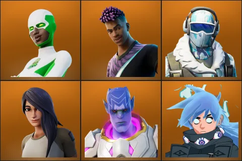 Backlash, Fade, Frostbite, Gear Specialist Maya, Kymera, Nezumi