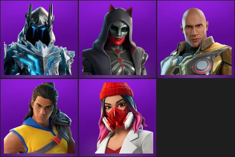 Exalted Ice King, Felina, The Foundation (Reforged), Trailblazer Tai, Yulejacket