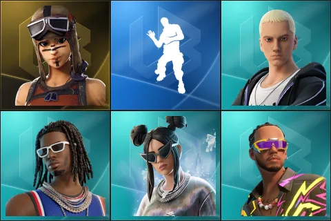 Renegade Raider, Laugh It Up, Slim Shady, Playboi Carti, Platinum Billie Eilish, Lewis Hamilton