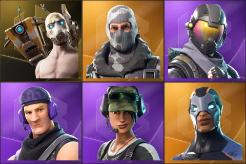 Psycho Bandit, Havoc, Rogue Agent, Sub Commander, Trailblazer, Carbide