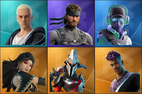 Slim Shady, Solid Snake, Breakpoint, Era, Eternal Knight, Fade