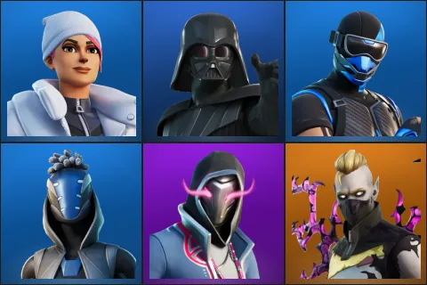 Blizzard Bomber, Darth Vader, Fixer, Sultura, Xander, Driftwalker