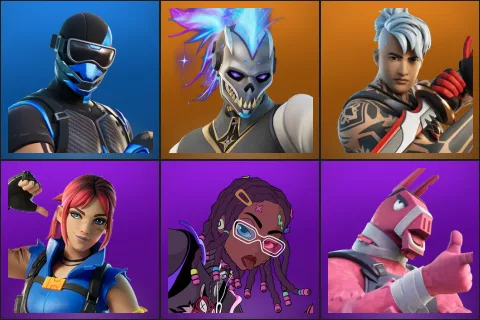 Fixer, Renzo the Destroyer, Ronin, Explorer Emilie, Imani, Lt. John Llama