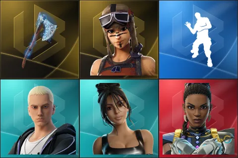 Leviathan Axe, Renegade Raider, Laugh It Up, Slim Shady, Iconic Kim Kardashian, Shuri