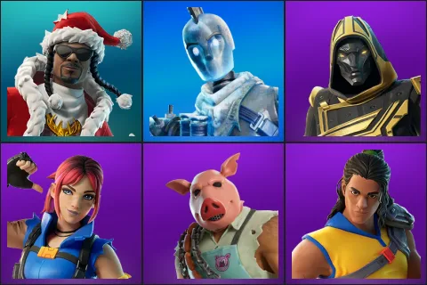 Santa Dogg, Glacial Dummy, Blitz Knight, Explorer Emilie, Pig the Butcher, Trailblazer Tai