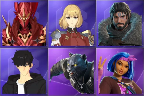 Blood-Red Commander Igris, Cha Hae-In, Kliff, Sung Jinwoo, Boss Kōji, Carina