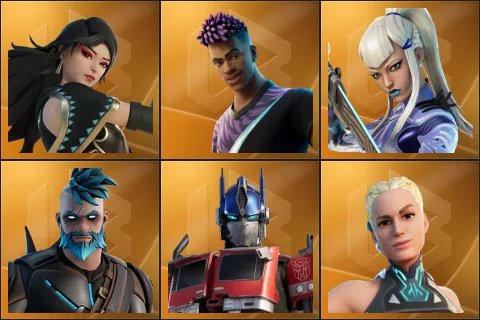 Era, Fade, Mizuki, Omegarok, Optimus Prime, Paradigm (Reality-659)