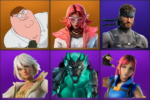 Peter Griffin, Valeria, Solid Snake, Aphrodite, Cerberus, Explorer Emilie