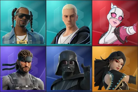 Snoop Dogg, Slim Shady, Gwenpool, Solid Snake, Darth Vader, Era