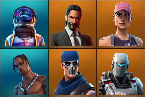 Astro Jack, John Wick, Rose Team Leader, Travis Scott, Warpaint, A.I.M.