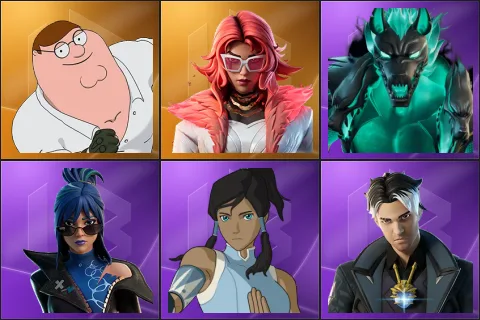 Peter Griffin, Valeria, Cerberus, Hope, Korra, Montague