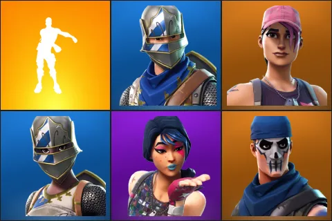 Floss, Blue Squire, Rose Team Leader, Royale Knight, Sparkle Specialist, Warpaint