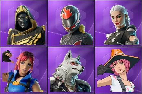 Blitz Knight, Burnoff, Cassidy Quinn, Explorer Emilie, Fletcher Kane, Joss