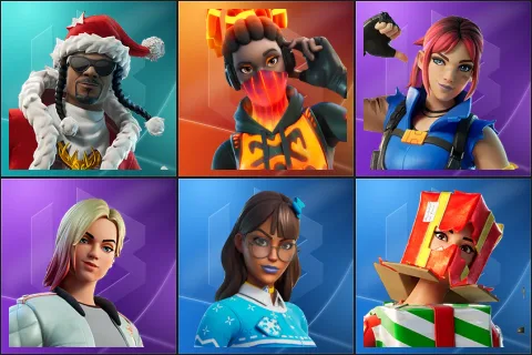 Santa Dogg, Tectonic Komplex, Explorer Emilie, Jackie, Blizzabelle, Holiday Boxy