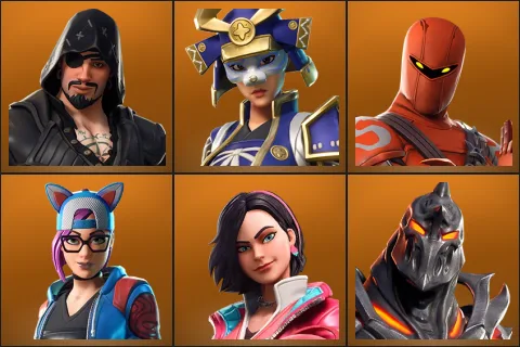 Blackheart, Hime, Hybrid, Lynx, Rox, Ruin