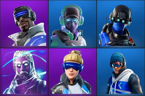 Blue Striker, Breakpoint, Carbon Commando, Galaxy, Neo Versa, Point Patroller