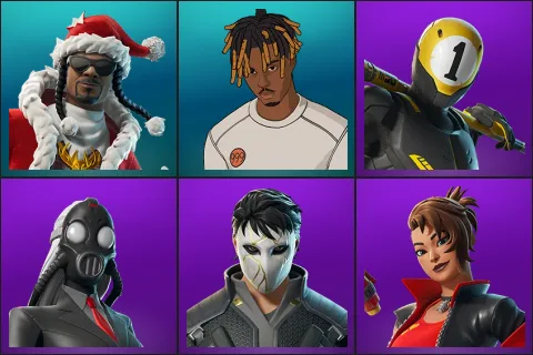 Santa Dogg, Slayer Juice WRLD, 1-Ball, Chaos Director, Daigo, Dynamo TNTina
