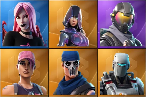 Haze, Glow, Rogue Agent, Rose Team Leader, Warpaint, A.I.M.