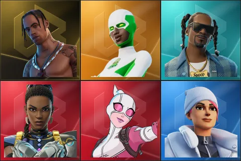 Travis Scott, Backlash, Snoop Dogg, Shuri, Gwenpool, Blizzard Bomber
