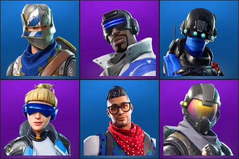 Blue Squire, Blue Striker, Carbon Commando, Neo Versa, Prodigy, Rogue Agent