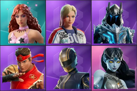 Chappell Roan, Dueling Dragons Jackie, Exalted Ice King, FIRE Master Kai, Hairpin, Sakara