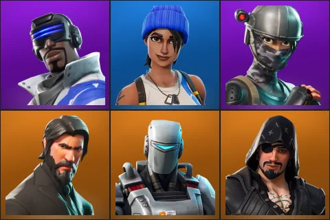 Blue Striker, Blue Team Leader, Elite Agent, The Reaper, A.I.M., Blackheart