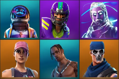 Astro Jack, Blitz, Galaxy, Rose Team Leader, Travis Scott, Warpaint