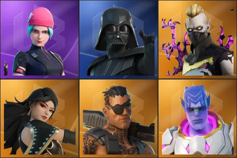 Wildcat, Darth Vader, Driftwalker, Era, Joey, Kymera