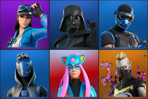 Cloud Striker, Darth Vader, Fixer, Sultura, Alli, Driftwalker