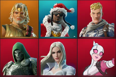 Zeus, Santa Dogg, Captain Jones, Doom, Emma Frost, Gwenpool