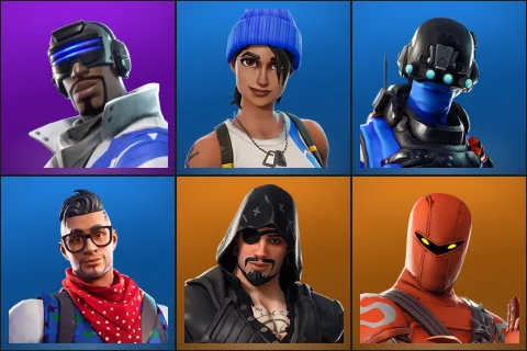 Blue Striker, Blue Team Leader, Carbon Commando, Prodigy, Blackheart, Hybrid