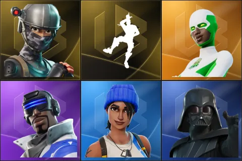 Elite Agent, Take The L, Backlash, Blue Striker, Blue Team Leader, Darth Vader