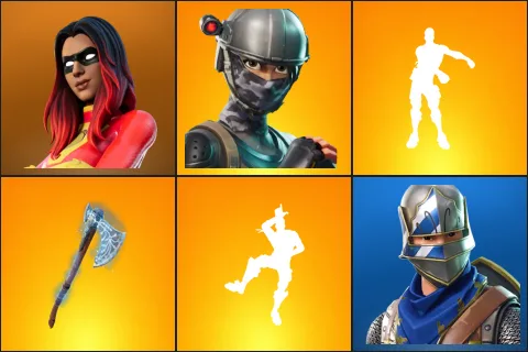 Joltara, Elite Agent, Floss, Leviathan Axe, Take The L, Blue Squire