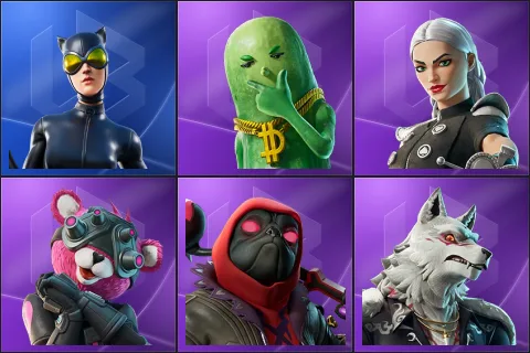 Catwoman Comic Book Outfit, Big Dill, Cassidy Quinn, Cuddle Team Specialist, Dark Doggo, Fletcher Kane