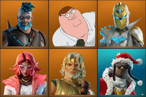 Omegarok, Peter Griffin, Spectra Knight, Valeria, Zeus, Santa Dogg
