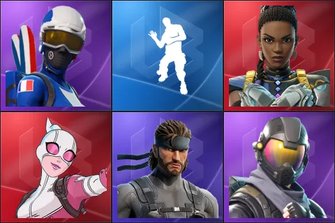 Mogul Master (FRA), Laugh It Up, Shuri, Gwenpool, Solid Snake, Rogue Agent