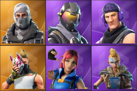 Havoc, Rogue Agent, Sub Commander, Drift, Explorer Emilie, Huntress