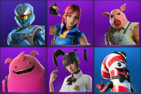 UNSC Spartan, Explorer Emilie, Pig the Butcher, Yeddy, Yuki Yubari, Mr. Dappermint